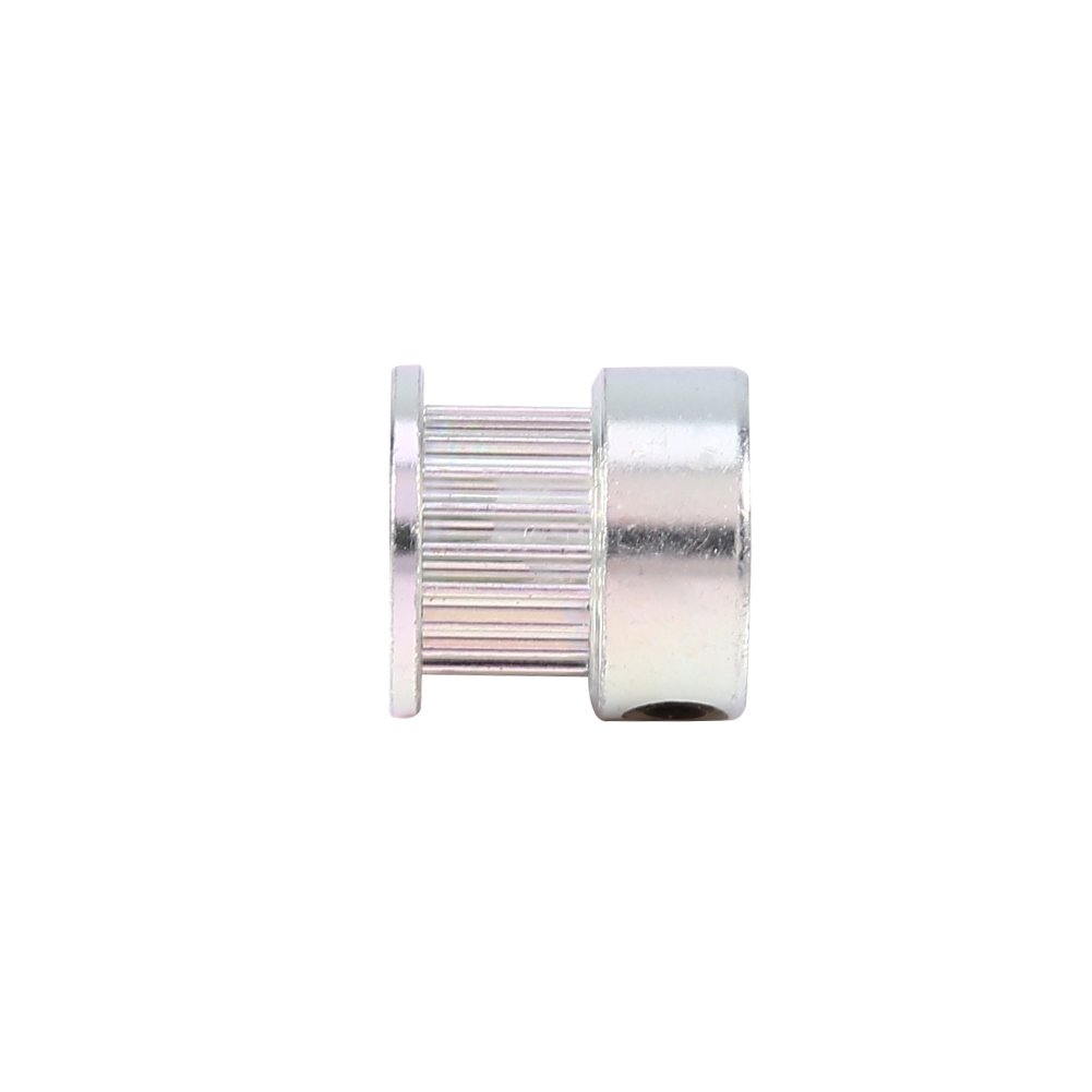 2 szt. aluminiowego koła pasowego powrotnego, 20 zębów 15 mm koło paska rozrządu rozrządu, koło synchroniczne z kołnierzem do pasa o szerokości 6 mm drukarki 3D CNC napęd mechaniczny