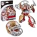 Transformers NFL San Francisco 49ers Goldrush, 5.5-Inch Robot Action Figure Changes to Helmet, Collectible Football Toys, 8+