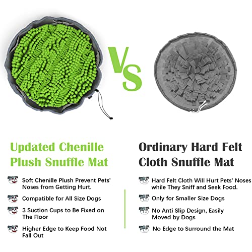 Snuffle Mat For Large Dog, 18.5 Inch Digging Toys Feeding Mat for Natural Foraging Skill Training, Anti-Torn Design Dogโฆ - Image 2