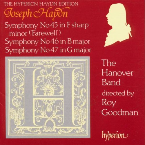 Symphonies 45-47 [Audio CD] Haydn; Hanover Band and Goodman