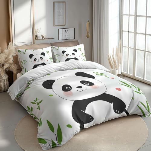 Housse de couette panda mignon pour une chambre d'ado cocooning