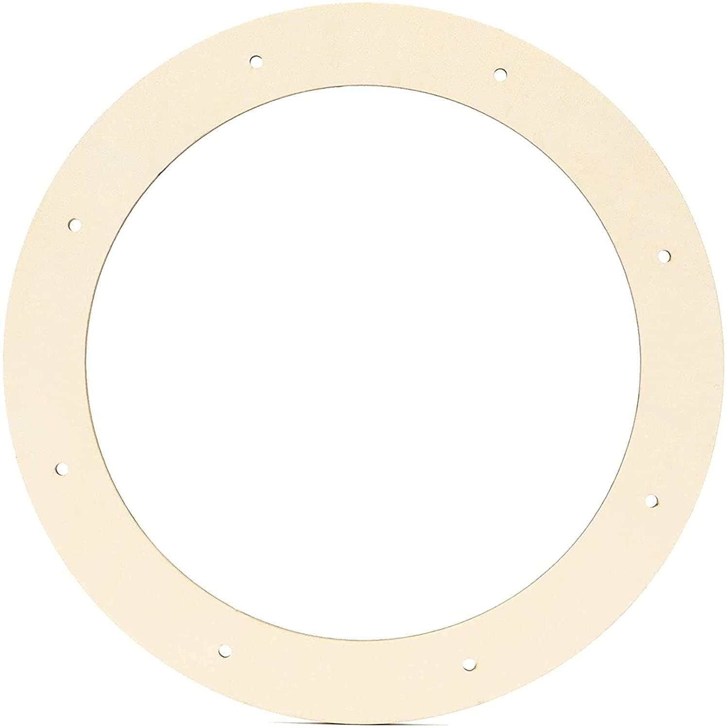 Haoser Pack of 2 pcs Wooden Floral Craft Rings, Wreath Frames for Crafts, Wooden Floral Wreath Rings for Making Wedding Wreath Décor and Wall Hanging Craft (Inner 10IN x Outer 12.5IN) (Inner 6IN x Outer 8.5IN)-image-9