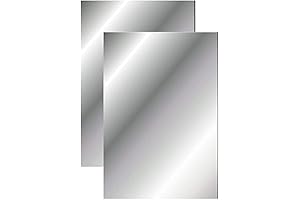 12 x 18 Inch Flexible Reflection Mirror Sheets Stickers, Cut to Size...
