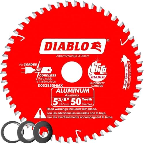 Image of Diablo Saw Blade - 5-3 /8 inch Diameter, 50 TCG Teeth, 20mm Arbor