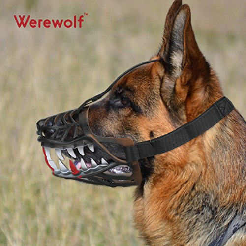 Museruola di sicurezza per cani, regolabile e...