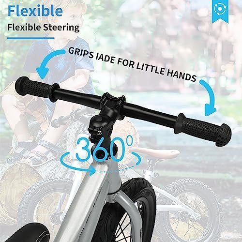 Miniatura 3 de GASLIKE 16 Inch Balance Bike for Big Kids Boys and Girls, No Pedal Sports Training Bicycle, Adjustable Seat Pneumatic Tires Quick Assembly