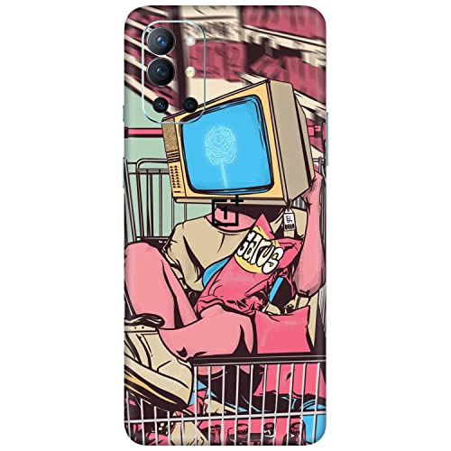 Image of Mobile Skin Sticker Compatible with OnePlus 9R 5G Skin Not Back Cover, Camera & Back Protector Mobile Skin Wrap; KE-OnePlus 9R 5G-26