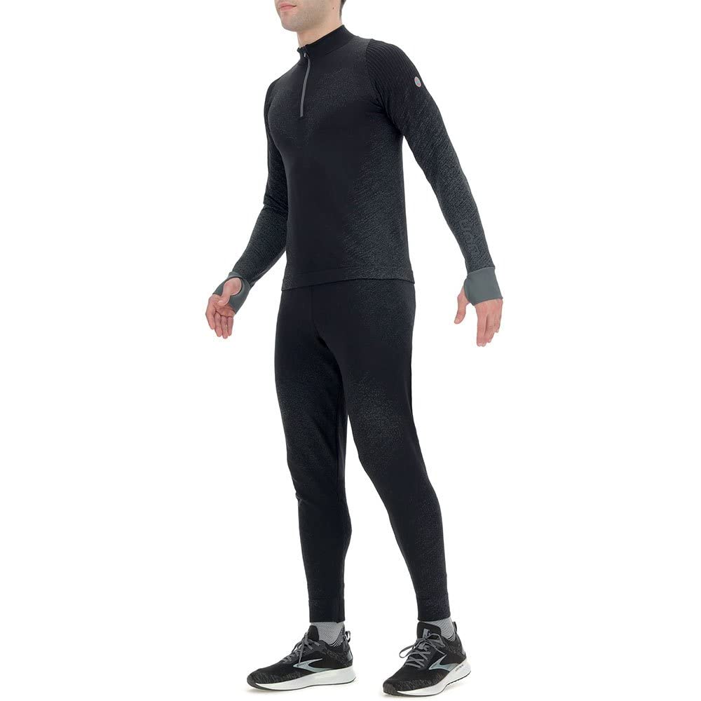 UYN Man Running Exceleration Shirt Long SL.Zip Up Maglia Lunga Uomo (Pacco da 1)