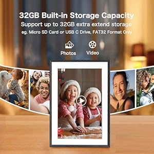 Digitalpictureframe101frameodigitalwifi32gbmemory1280800hdtouchscreenelectronicphotoframewallmountableautorotateshareinstantlyweddingbirthdaygiftsforwomenmom Urban Country Home Decor Digital picture frame 101 frameo digital wifi 32gb memory 1280 800 hd touch screen electronic photo frame wall mountable auto rotate share instantly wedding birthday gifts for women mom urban country home decor