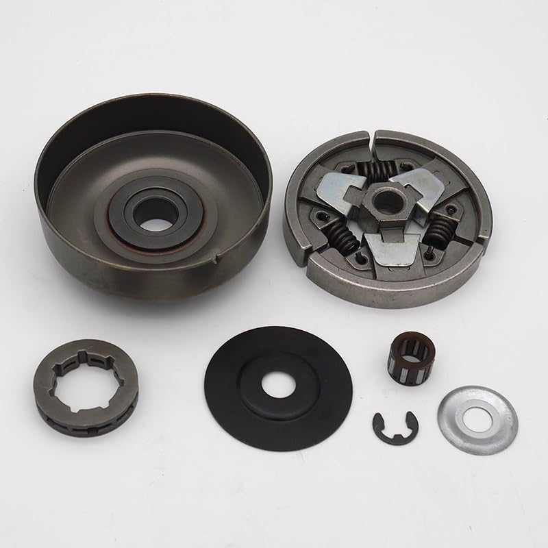 Piezas de jardín Kit de piñón de llanta de Tambor de Embrague de 3/8 "-7, Compatible con Stihl MS660 066 064 MS640 MS661 MS 660 640, repuestos de Motosierra de Gas Piezas de jardín