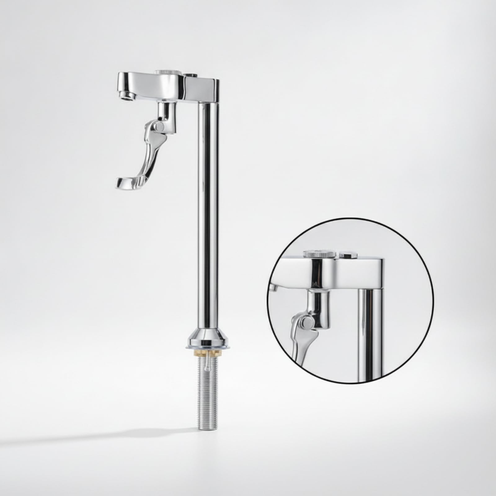 Baoblaze Grifo para Lavabo de Bar de Bebida de Fregadero Dispensador de Mostrador Cuerpo Metálico Robusto Control Cómodo del Flujo, 37 Cm