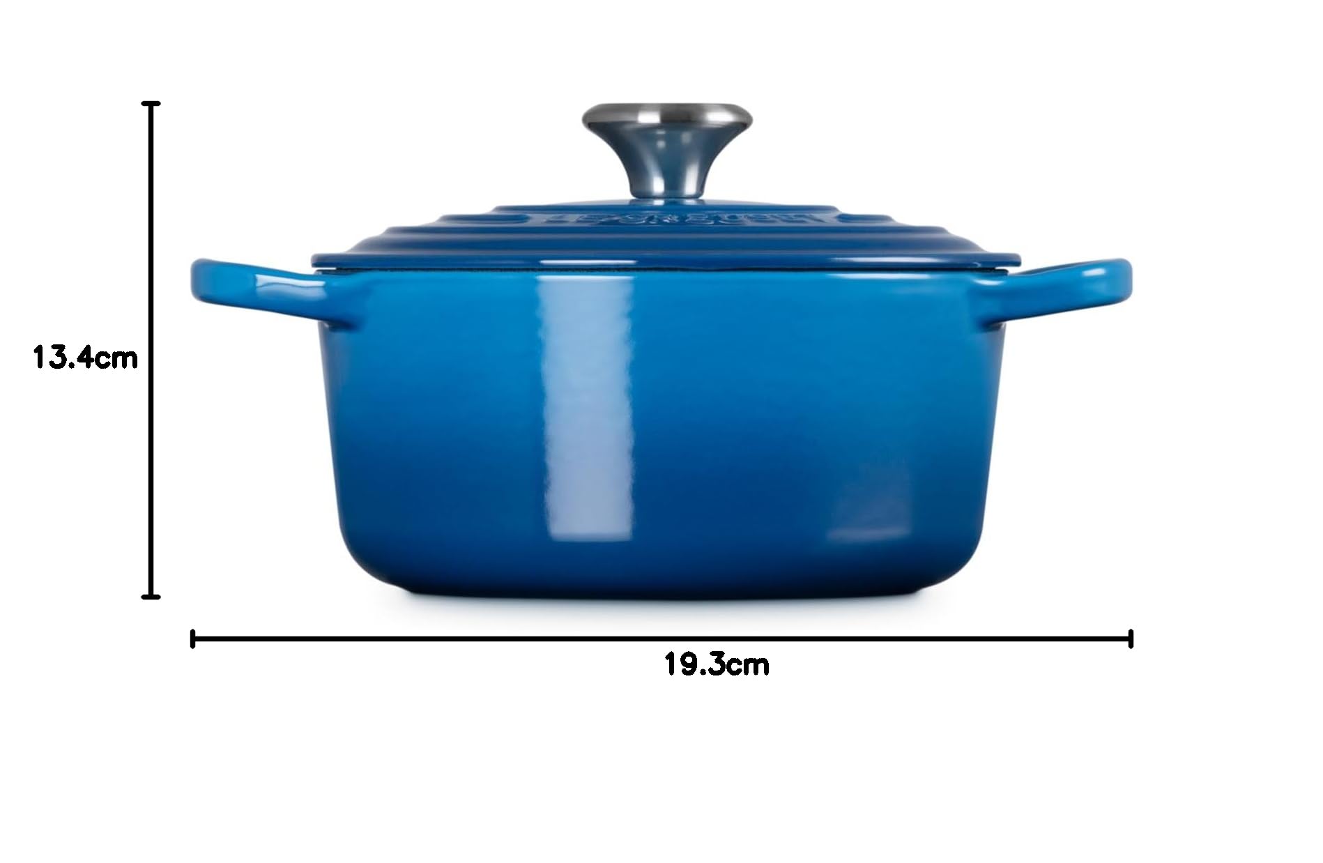 Le Creuset Signature Gusseisen-Bräter mit Deckel, Ø 18 cm, Rund, Für alle Herdarten und Induktion geeignet, Volumen: 1,8 l, 2,572 kg, Marseille