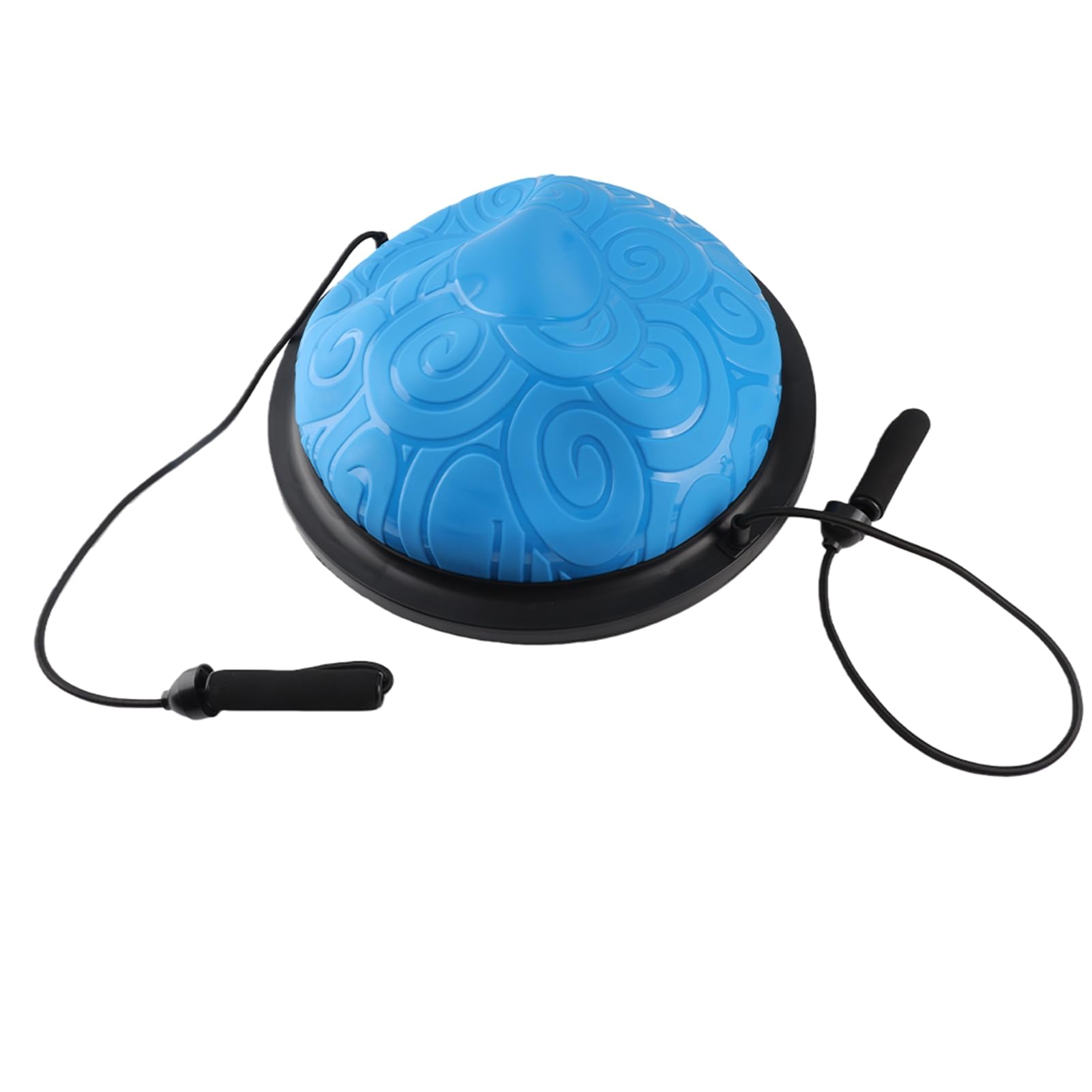 Mezza Palla per Bilanciamento Fitness, Anticaduta, per Esercizi di Yoga, Pilates, Viola, 18,1x18,1x7,9 Pollici