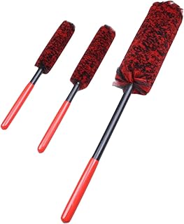 Wakauto 3 Peças Escova De Limpeza De Pneu De Carro Rodas Para Pneu De Carro Brilho Spray Escova De Roda Ferramenta De Limpeza De Pneu Escova De Aro De Roda Escova De Limpeza De Roda