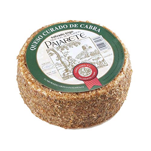 Queso Curado Emborrado de Cabra de 1450 g - D.O. Sierra de Cadiz - Pajarete (Pack de 1 pieza)