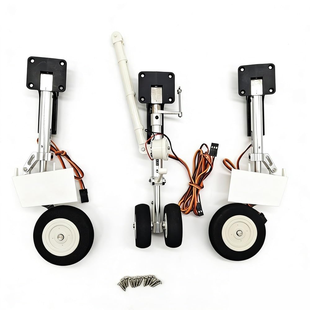 Carrello di atterraggio retrattile elettrico adatto for modello aereo RC T-45 T45 90mm EDF