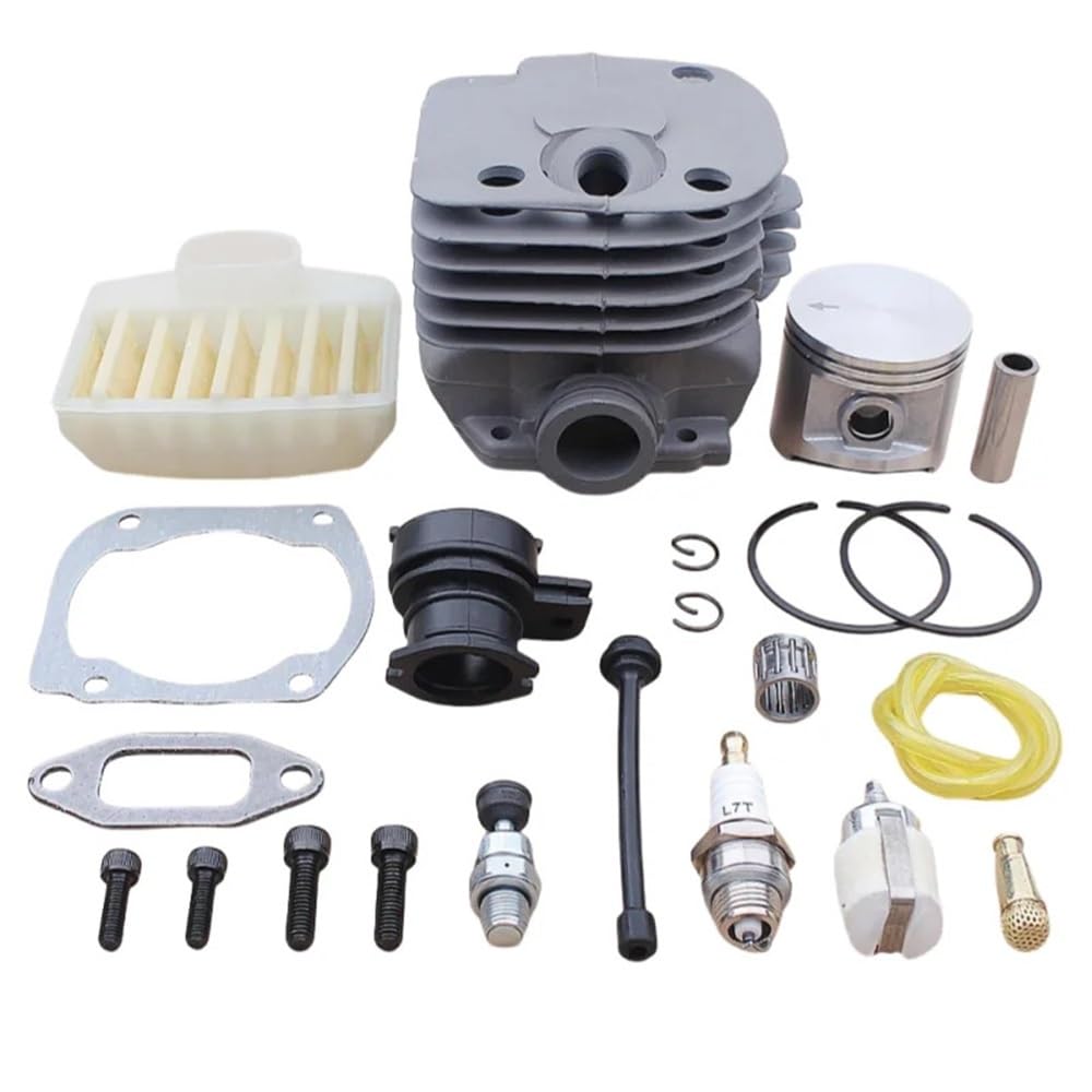 Kit cylindre-piston 50mm pour tronçonneuse 372 pour l'abattage et la coupe de bois de chauffage