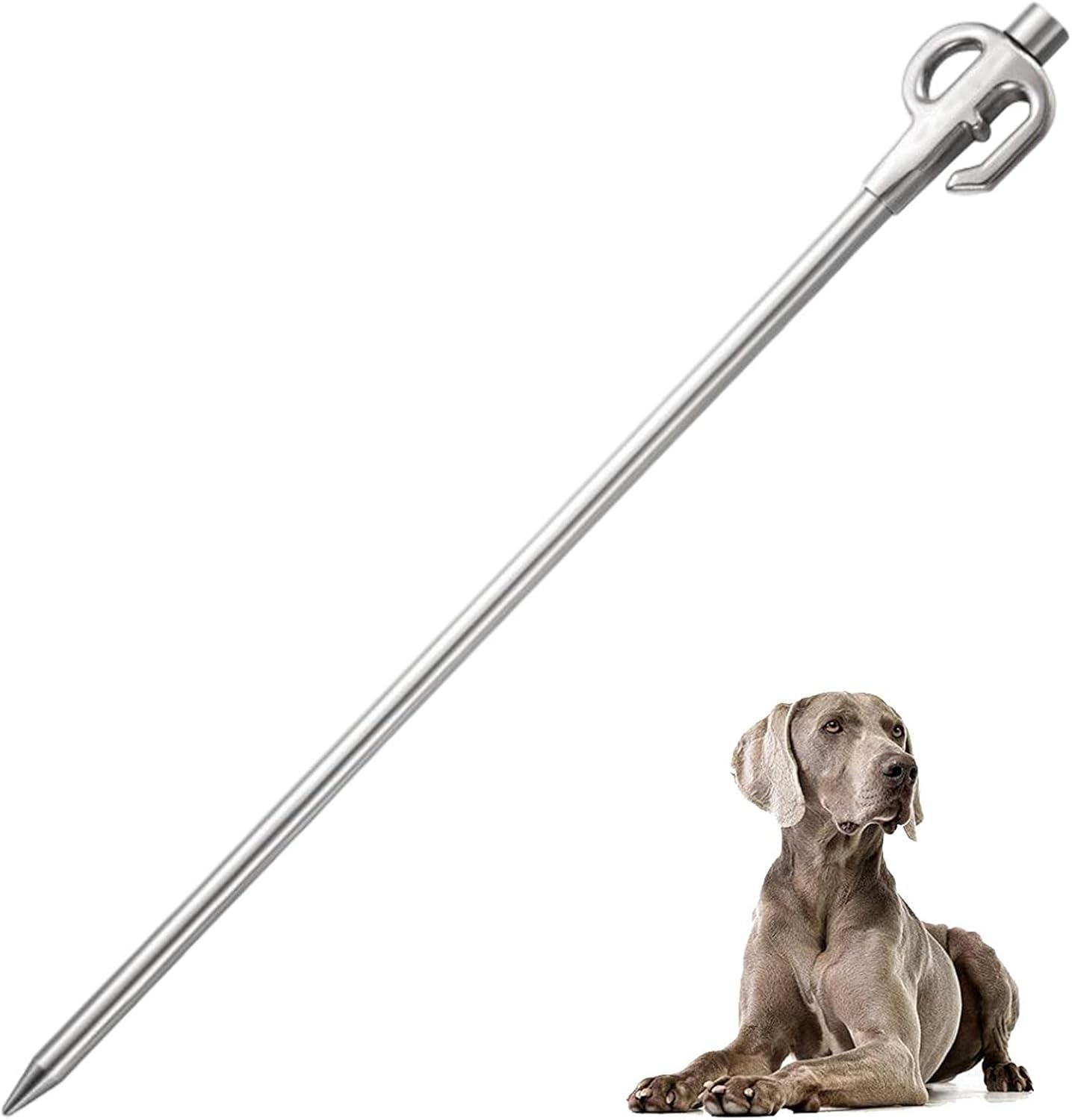 Stronrive Dog Yard Stake,360° Rotation Heavy Duty Pet Stake Windproof