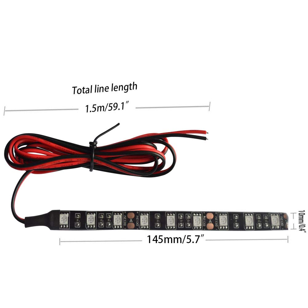 Uniwersalne kierunkowskazy LED do motocykla, 2 szt., 5050, pasek wskaźników LED, bursztynowy kierunkowskaz LED, na zewnątrz, pomarańczowe, migające światło (9 LED)