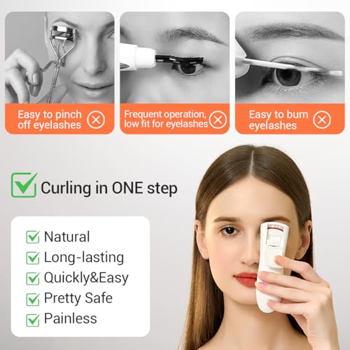 Touchbeauty AG-2316 Heated Eyelash Curler,Rechargeable Electric Eyelash Curler thumb #4