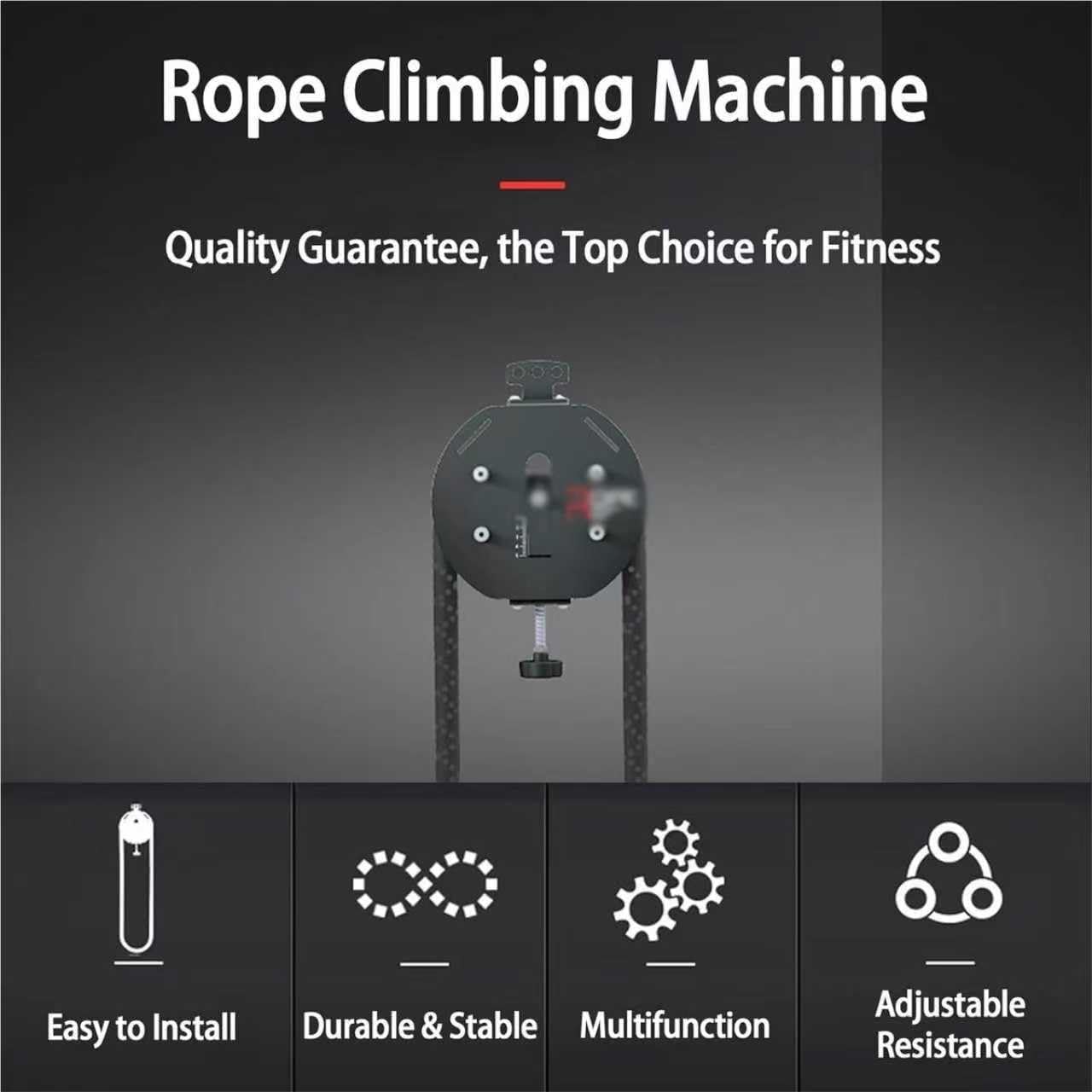 Exercise Suspension Trainers,Portable Cable Pulley System,Endless Rope Trainer,Home Gym Equipment for Grip,Arms,Back,Body Coordination Exercises