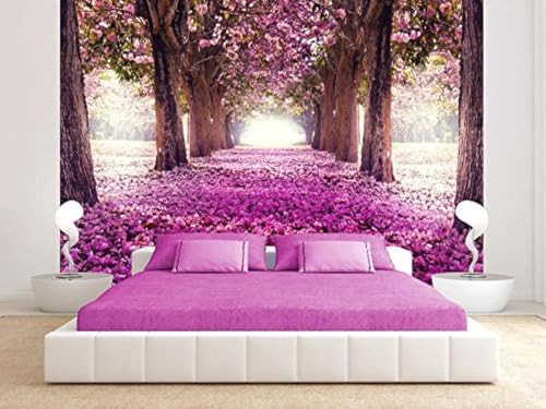 Toile adhésive étanche papier peint 3D fleurs pour mur salon
