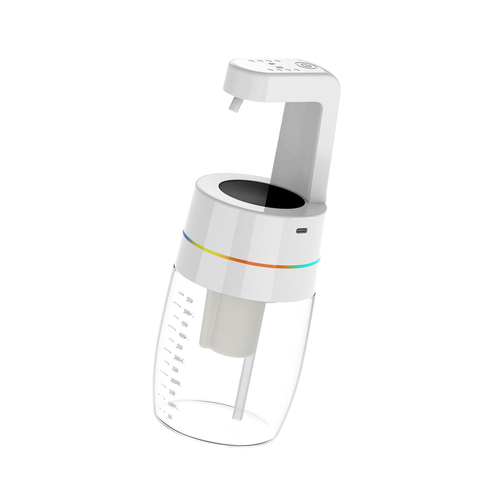 APGLSXY Mobile Automatic Soap Distributor with Modifiable Fan Structure Transducer Contactless Action ABS Polystyrene Contemporary Device Household Modifiable Liquid Distributor