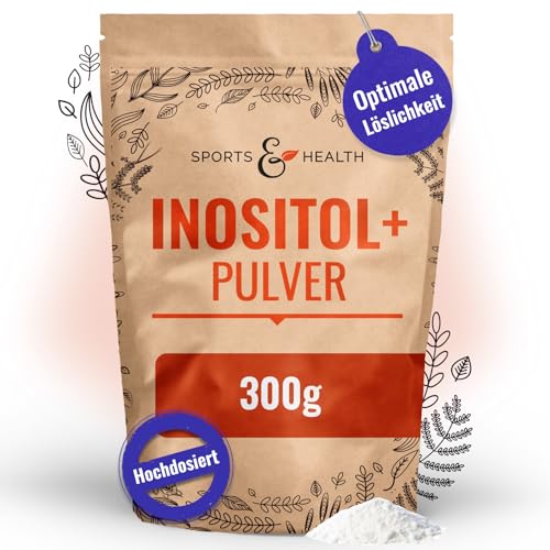 Inositol + Pulver 300g Myo Inositol Pulver Inositol 4000mg pro Tagesdosierung Frei von Zusatzstoffen Mio Inositol hochdosiert - Inositol Myo Myo inositol 4g pro Tagesdosis