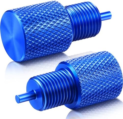 Frienda 2 Pcs Brake Proportioning Valve Bleeder Tool Shuttle Valve Bleed Tool Kit Compatible with Disc/disc/drum Pv2 Pv4 Combination Valves (Blue)