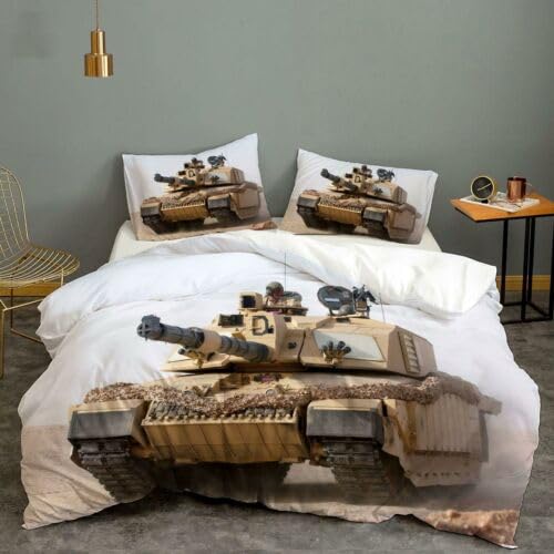 Funda nórdica cama 90 beige de microfibra de 155x220 cm con una funda de almohada infantil de tanque