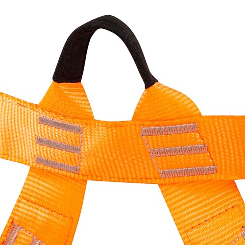 Image of Zeluga Half Body Climbing Harness with Thick Padding, Adjustable Safety Belt for Fall Protection