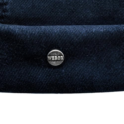 Casquette docker pour homme WEROR-451.1 en coton tricoté