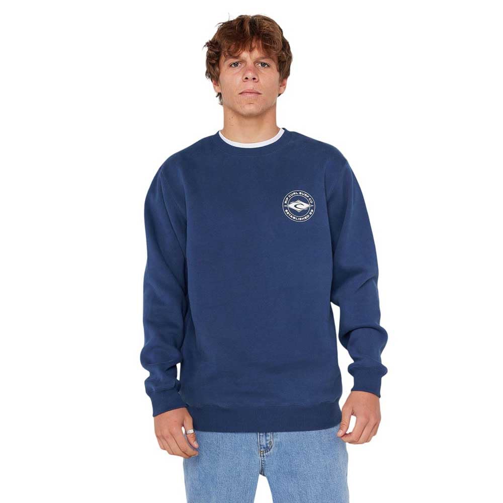 Rip Curl Men's Light Navy Staple Crew Sweatshirt M