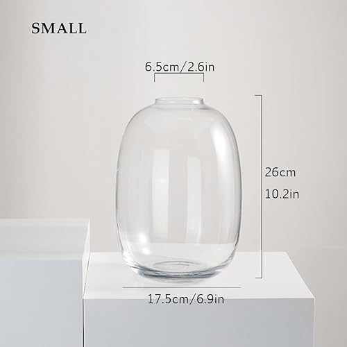 Miniatura 7 de Jarrón grande de vidrio para flores, jarrón alto de vidrio para decoración, jarrón decorativo para el hogar, centros de mesa, decoración de flores y