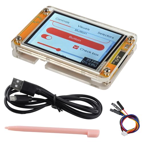 Ya en mundofriki.es: DIYmalls 2.8 Pulgadas ESP32 Pantalla ESP32-2432S028R Módulo resistiva táctil 240x320 TFT LCD ESP-32 Placa de Desarrollo + Funda acrílica para Arduino IDE