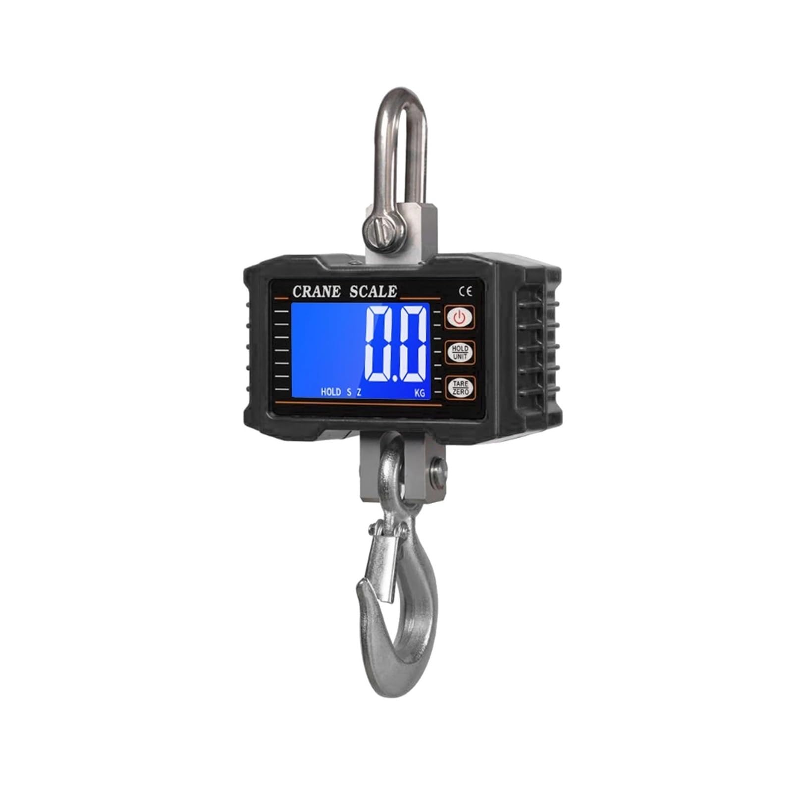 Escala colgante, 1000kg/2204lb Báscula digital colgante para grúa | Incluye cambio de unidades, pantalla digital legible y diseño portátil para almacenes, talleres y pesaje industrial.