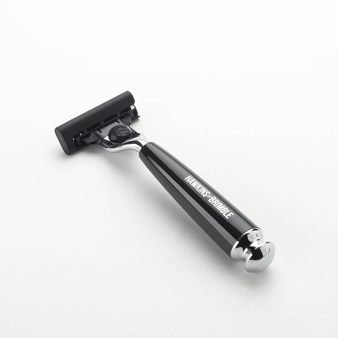 Hawkins & Brimble - Black Razor with Mach3 Gillette Blade