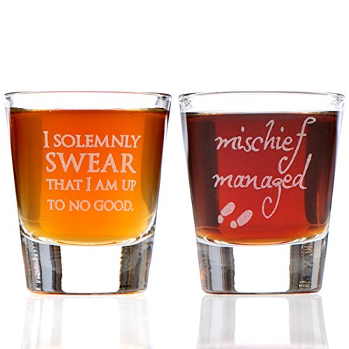 Marauder’s Map 1.5 oz Shot Glass Set