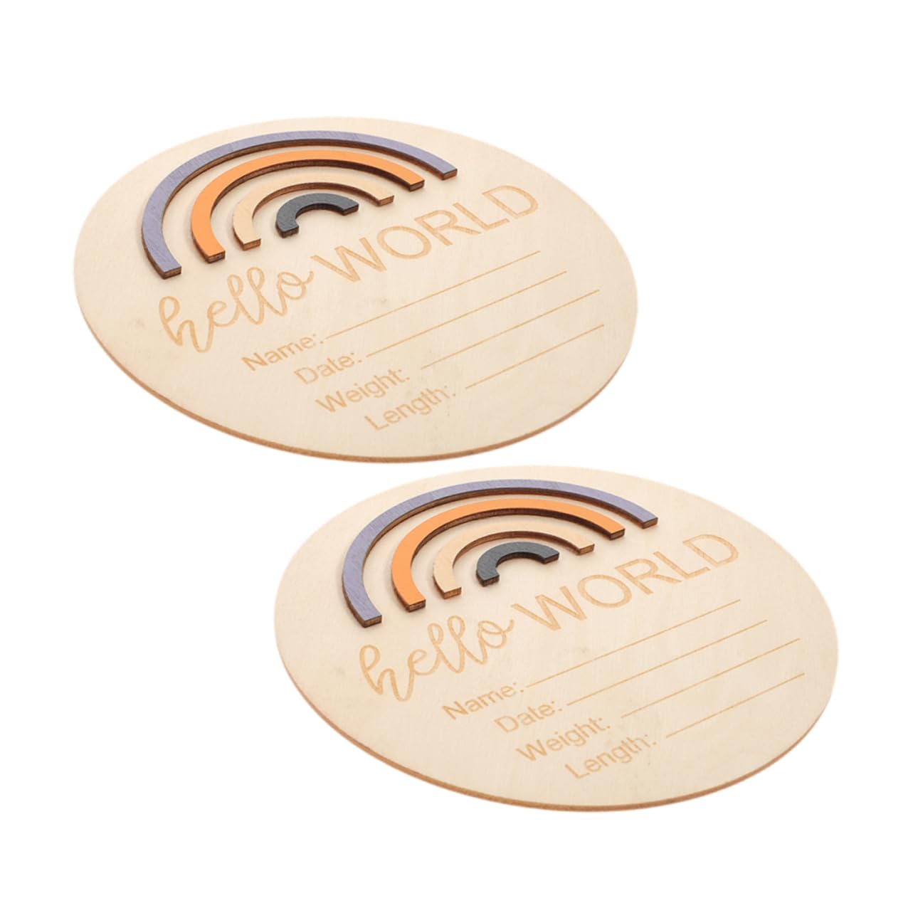 HAPINARY Baby Monthly Cards Wooden Milestone Sign Newborn Photograph Decor Baby Room Decor Unique Design