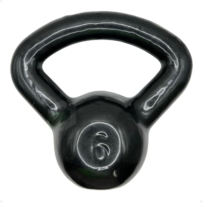 Kettlebell Emborrachado Alça Longa - 6 Kg