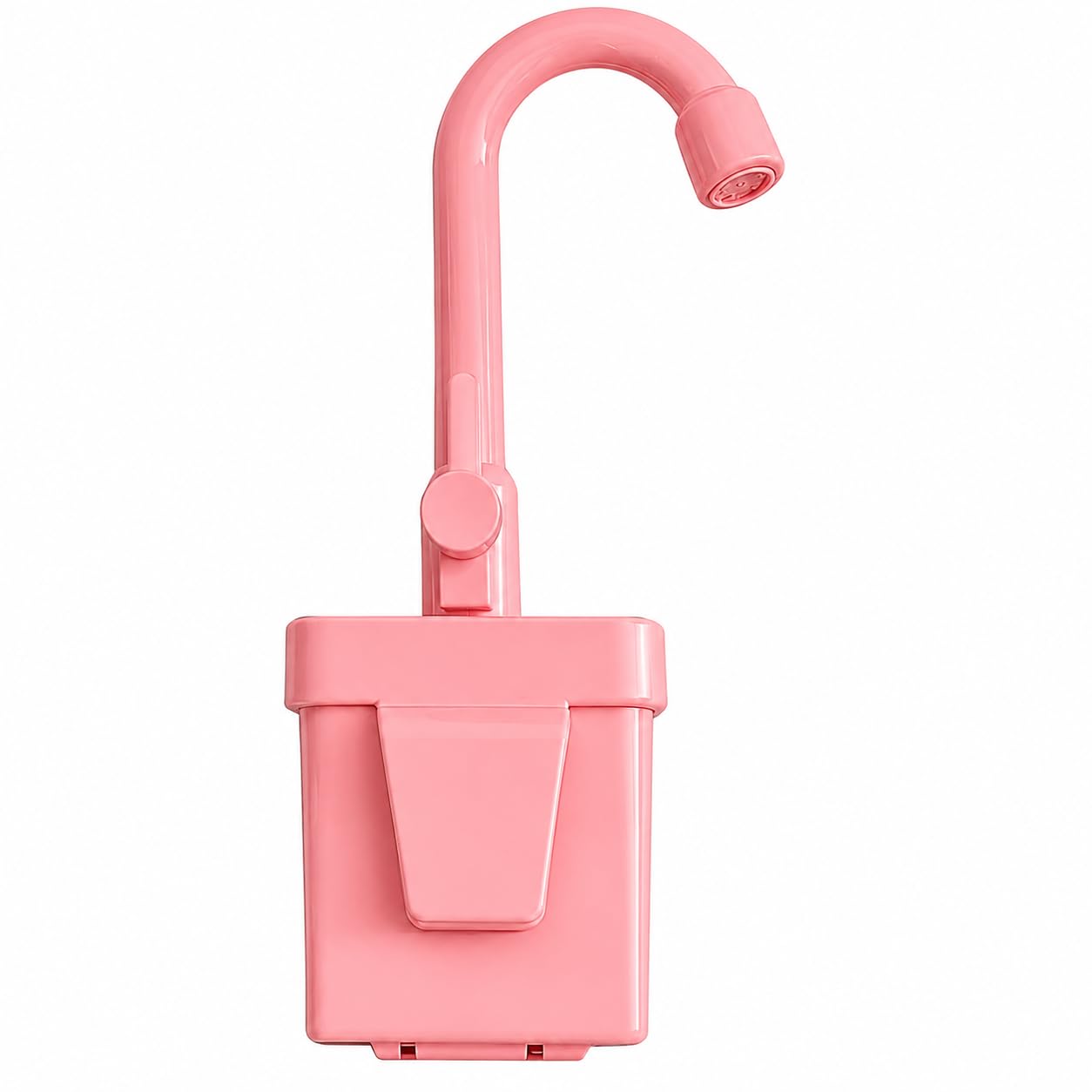 Play Sink With Running Water, Water Tool, Pink Faucet for Kitchen Role Play