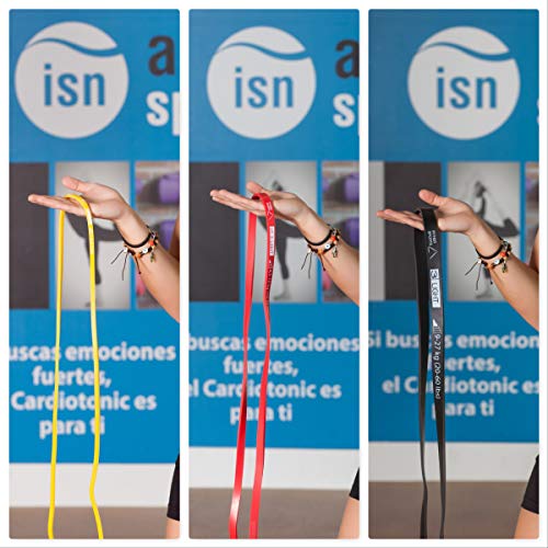 Ryher Fitness Pull Up Resistance Band - Exercise Bands for Crossfit, Chin Up Assistance, Elastic Band for Powerlifting, Streching (Set of 3 - Yellow, Red and Black)