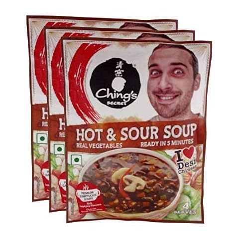 Ching's Soup Mix Hot and Sour, 55g (Pack of 5) Cover
