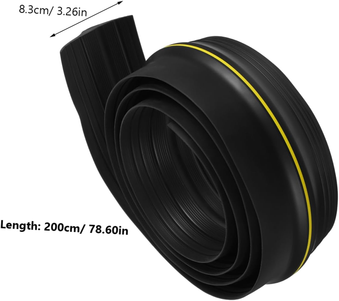 Angoily Garage Door Seal Strip Rubber Seal for Bottom Gaps Insulation Easy Installation Versatile Use Garages