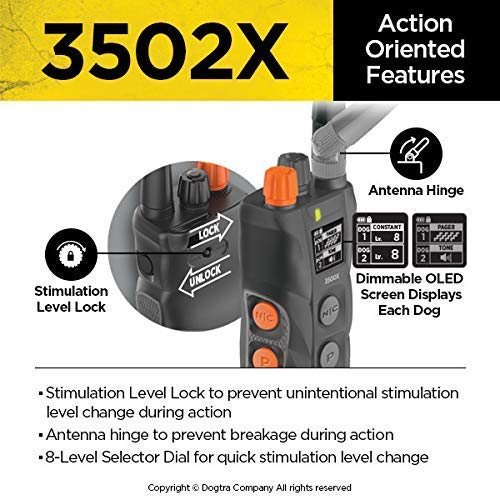 Dogtra 3502X Long Range IPX9K Waterproof 1.5-Mile 2-Dog Expandable Dual DIAL Remote Dog Training E-Collar for… - Image 5