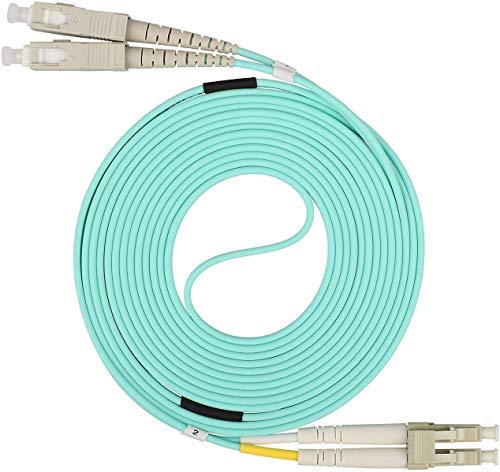 DKURVE Fiber Patch Cable with LC to LC Multimode OM3 Duplex 50/125 (1.5m)