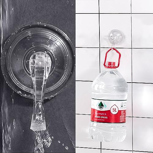 NOKDAL 6 Pezzi Ganci a Ventosa Super Resistenti