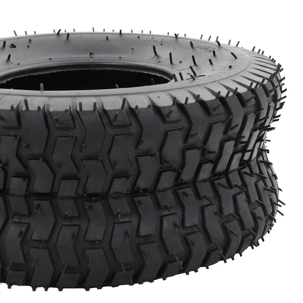 Neumáticos para carretilla, 2 unidades, 15 x 6,00 – 6, 4PR, goma de repuesto, 33 cm, diámetro exterior 160 kg por neumático, para carretilla de transporte, carrito de transporte, uso en