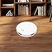 LOONGWEIA 3-in-1 Sweeping Machine, Self-Charging Robot Vacuum with Sweeping Vacuuming and Wiping Functions Cordless Sweeping Machine for Short Blankets Tile Wooden Floor (White)