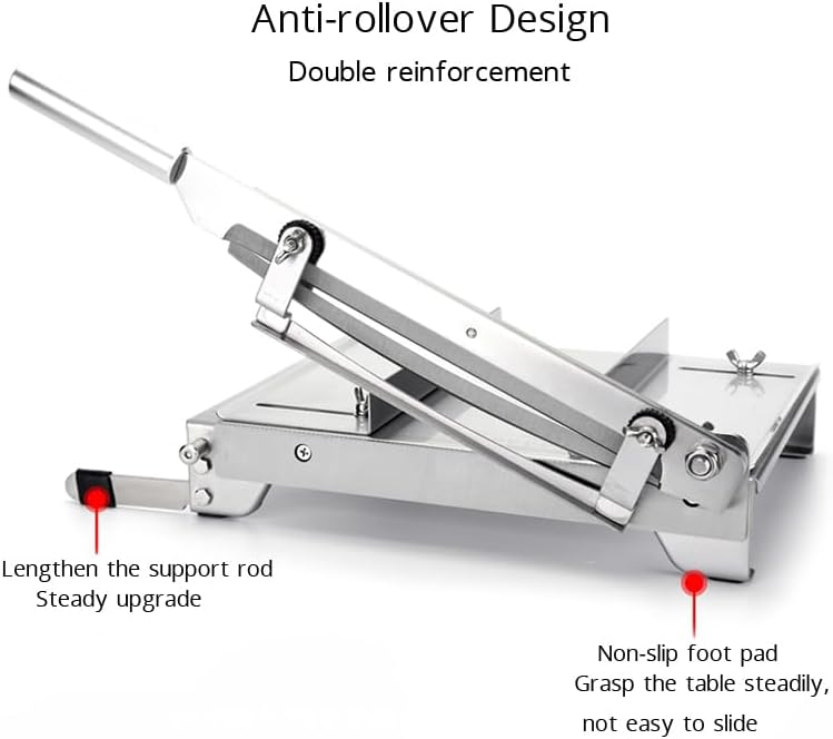Bone Cutter Multi-Function Meat Cutter Commercial Chicken And Duck Meat Slicer Adjustable Thickness